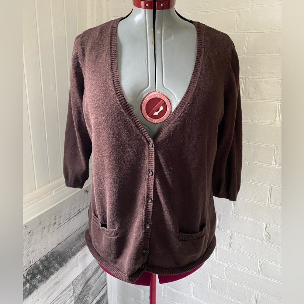 Brown cardigan 2/$20